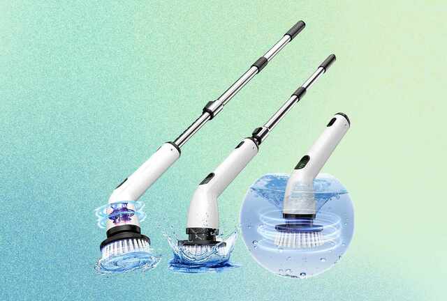 Tuyu electric spin scrubber display